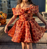 …Organza sunflower dress