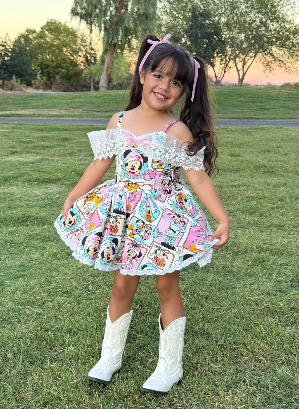 Pastel characters dress