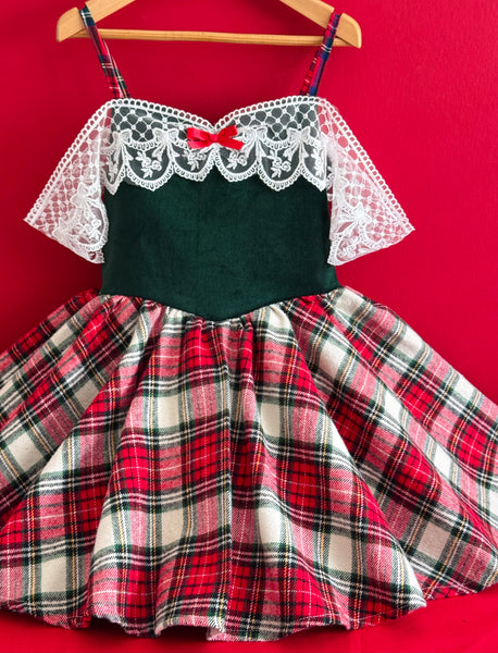 Vintage velvet off the shoulder dress