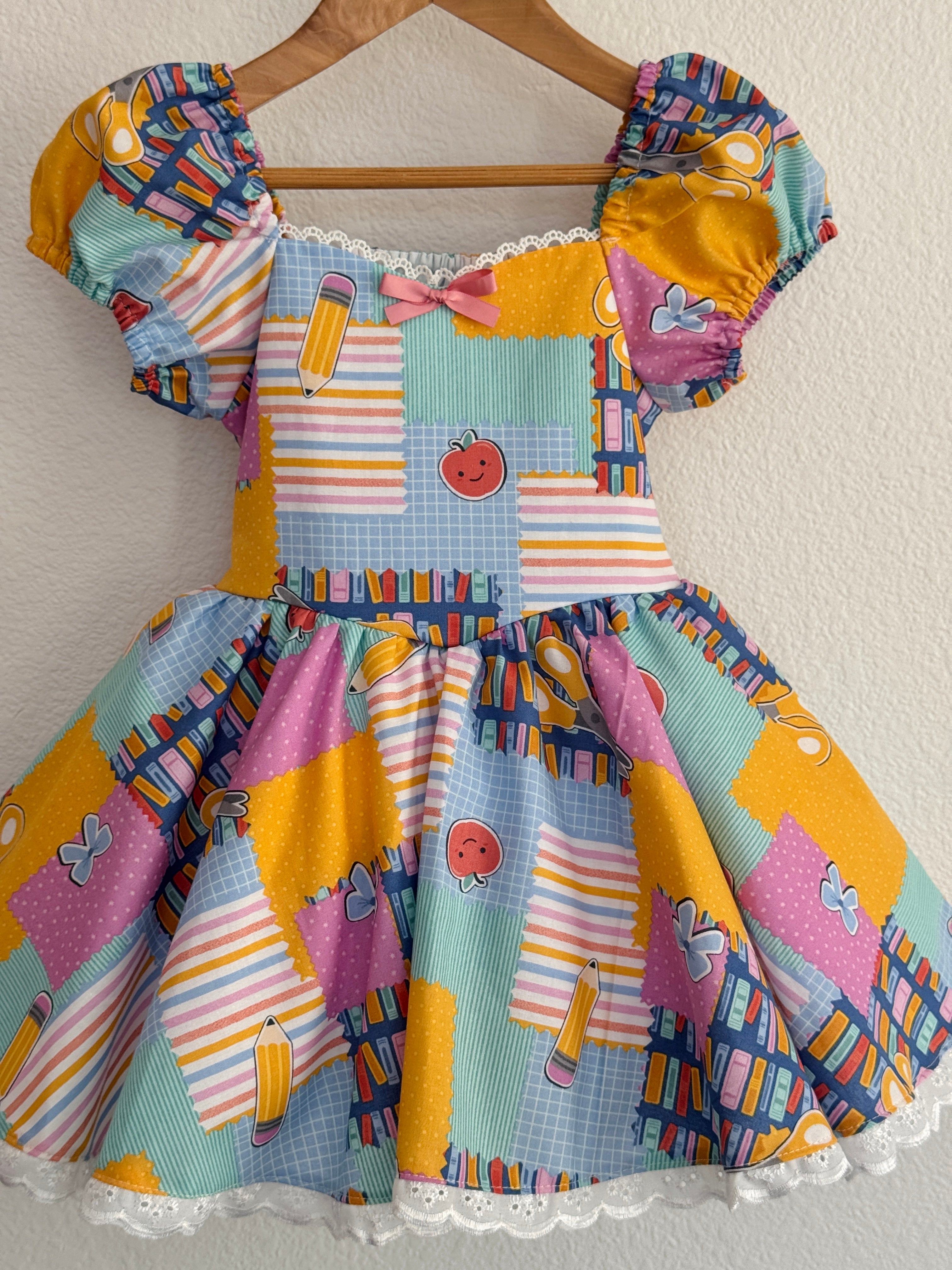 BTS puff sleeve dress