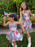 .Patriotic patchwork dress