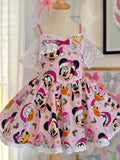 Pink characters dress