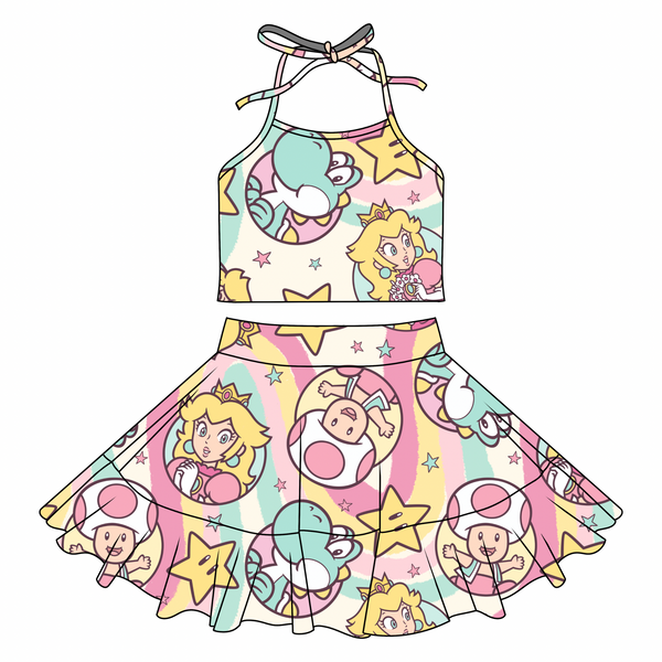 .Video game two piece set (Girls)