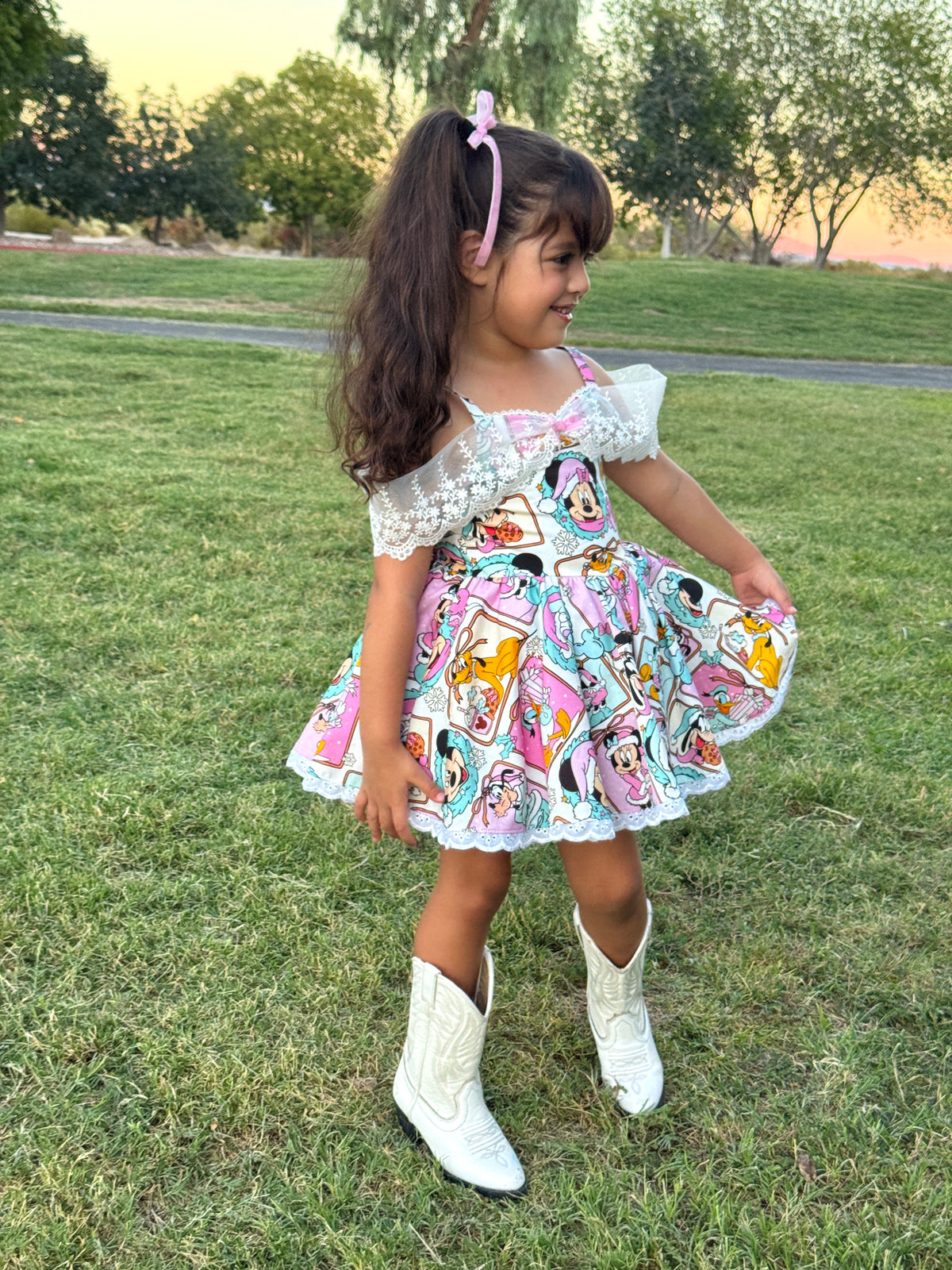 Pastel characters dress