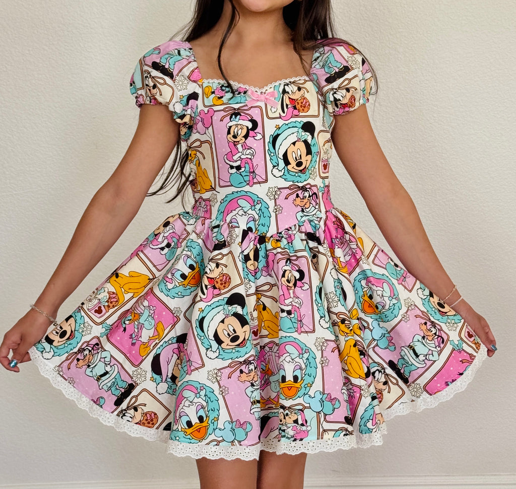 Pastel characters dress