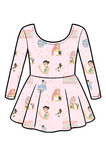 ..Knit baby pink K-pop dress