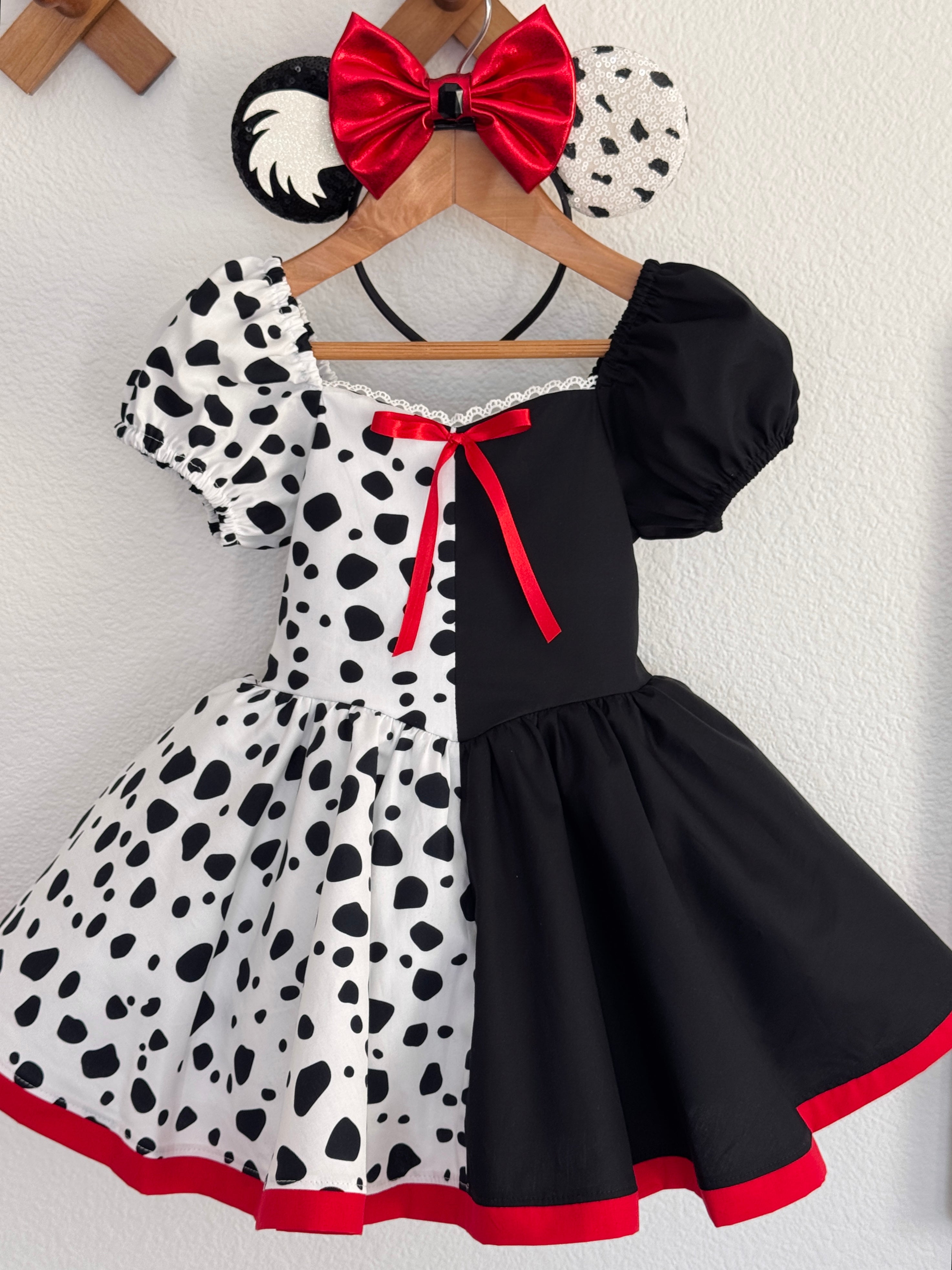 Dalmations puff sleeve