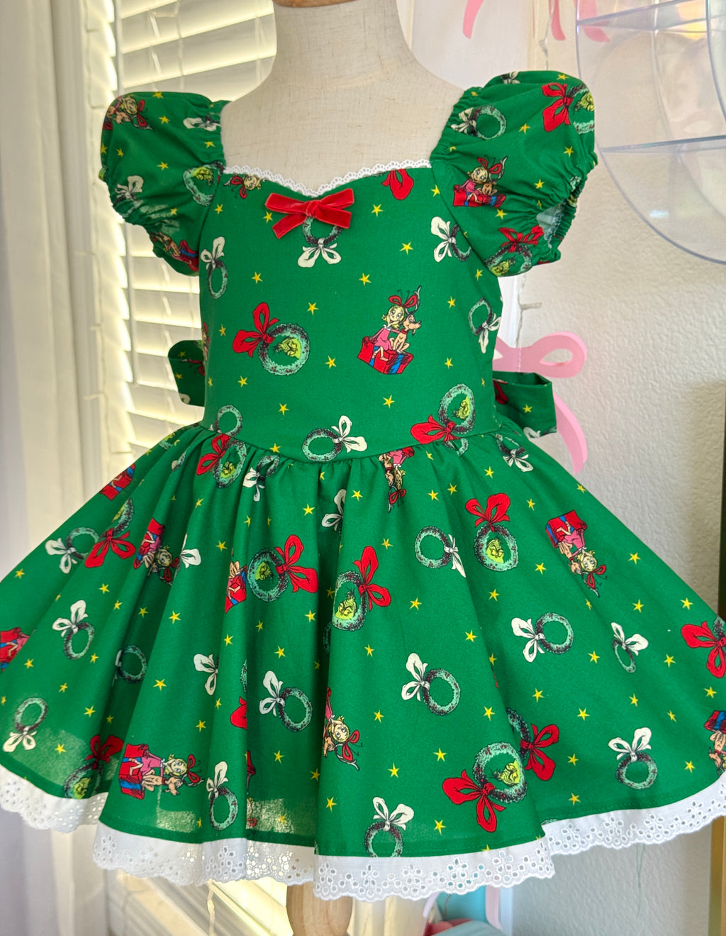 Green grinch dress