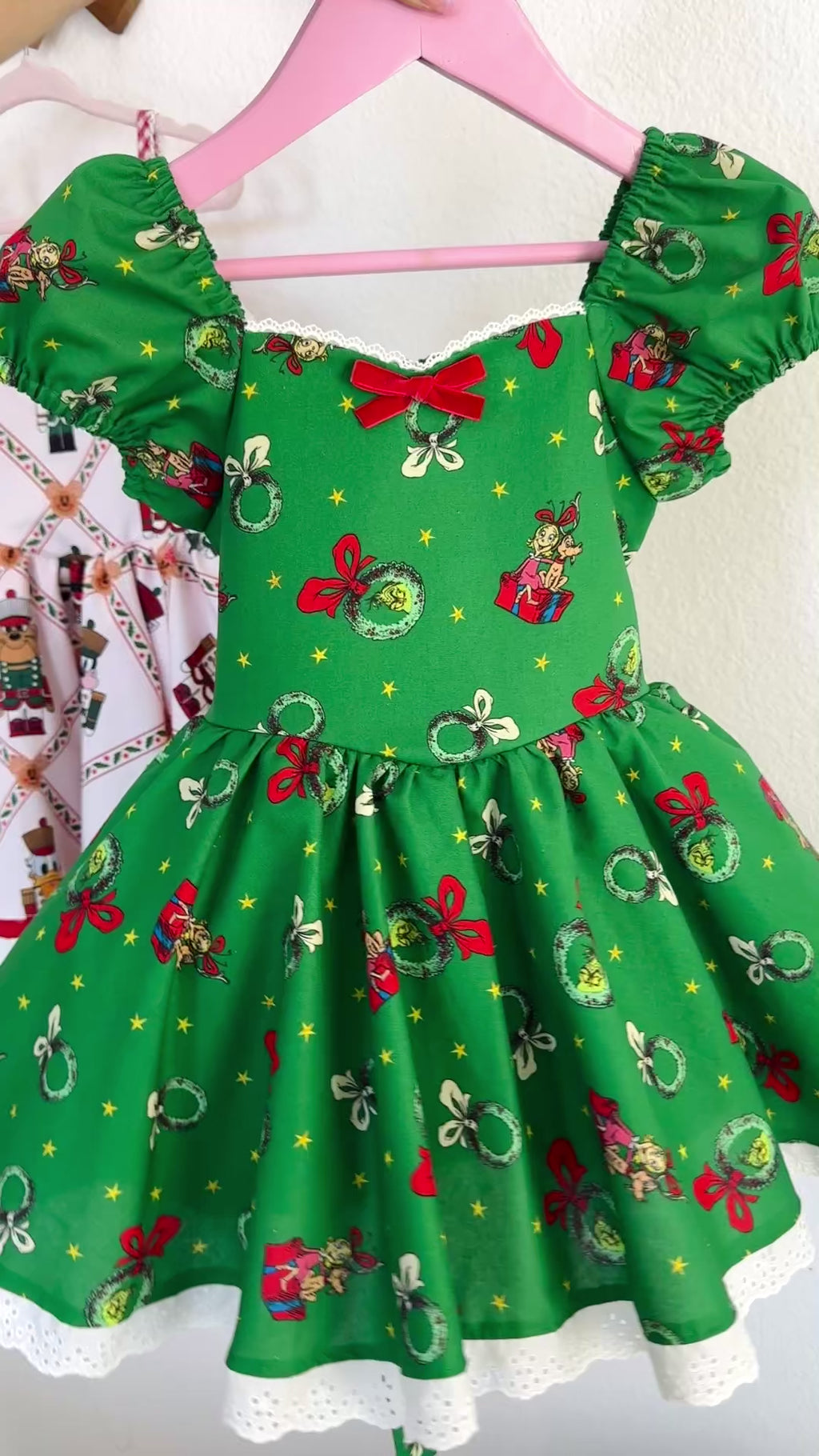 Green grinch dress