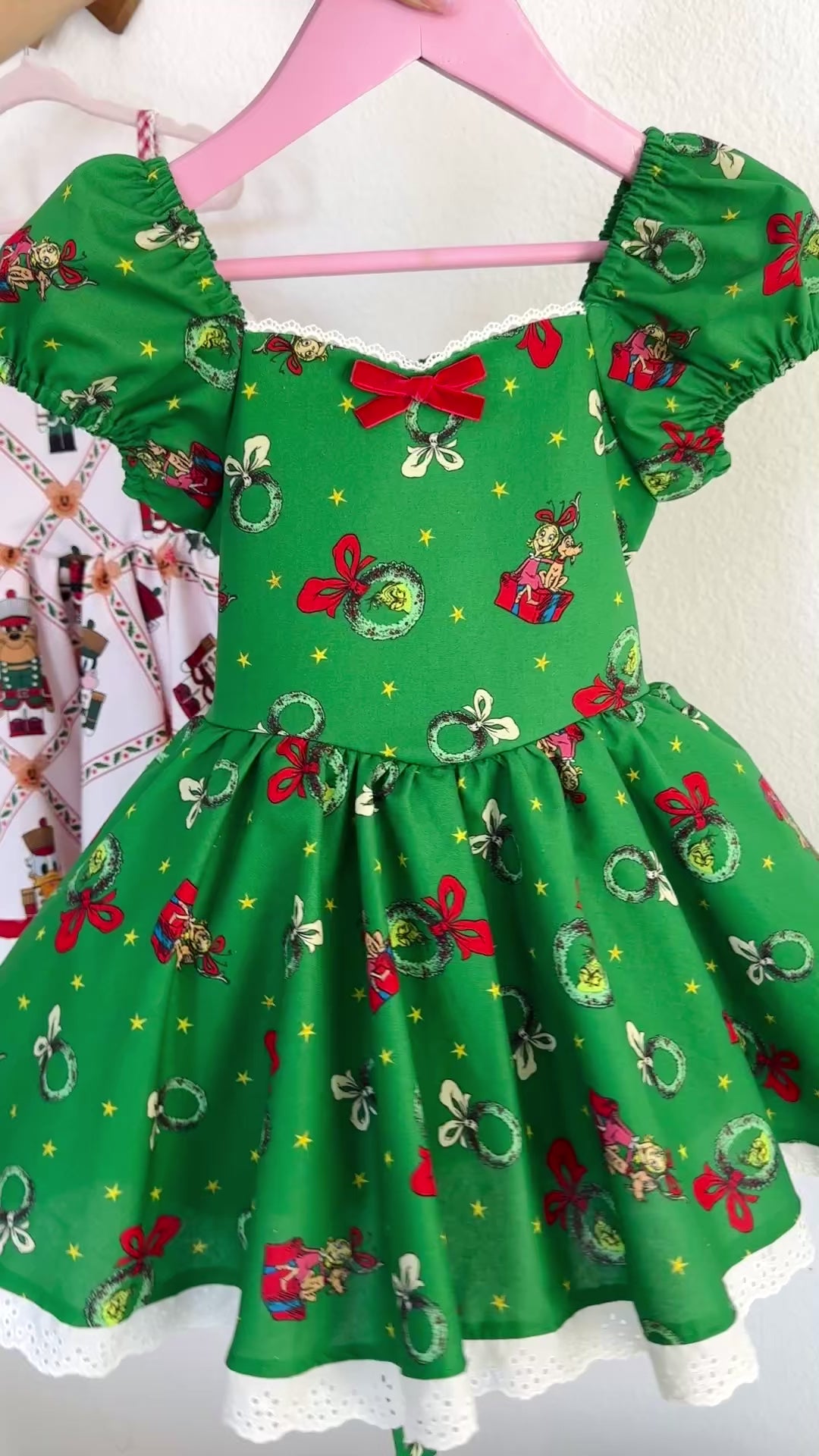 Green grinch dress